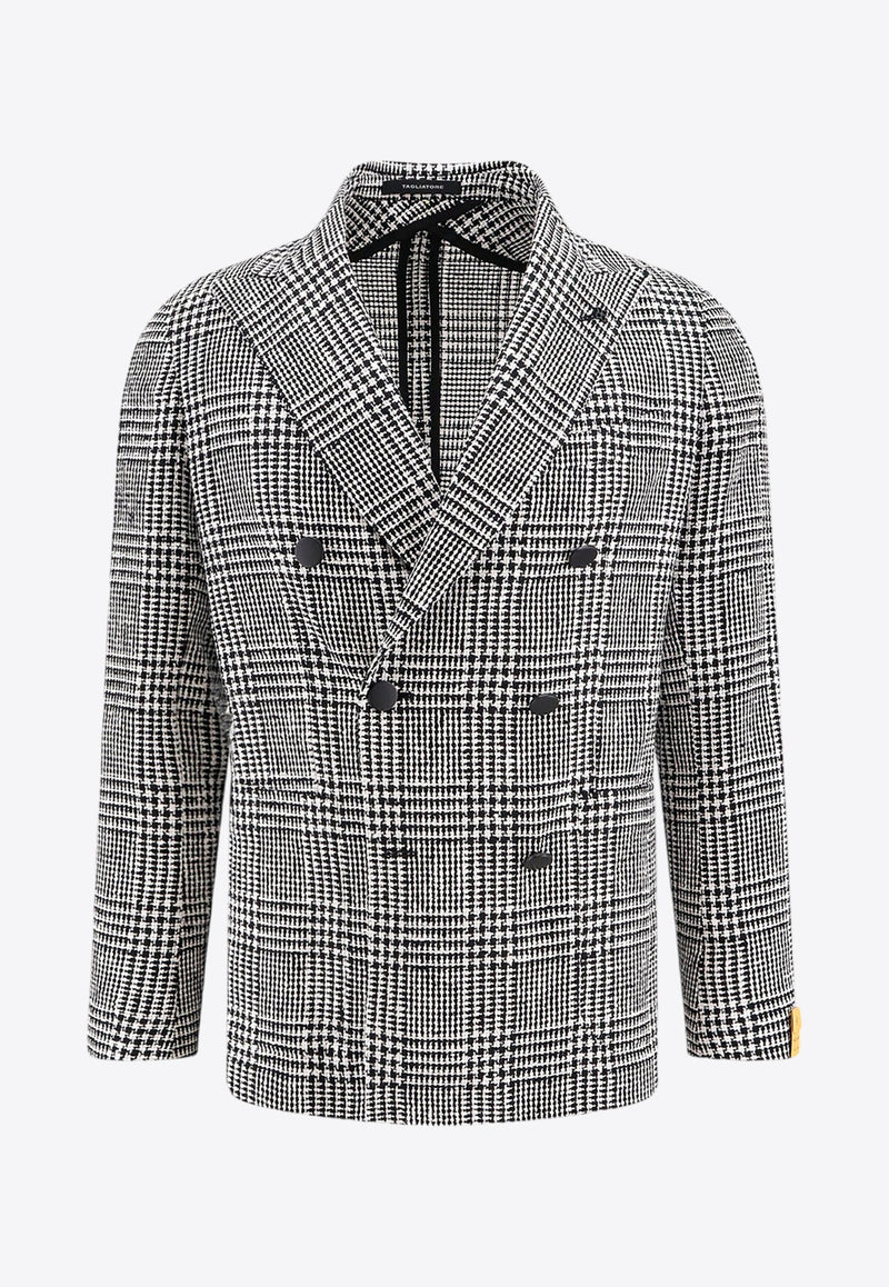 Prince of Wales Double-Breasted Blazer