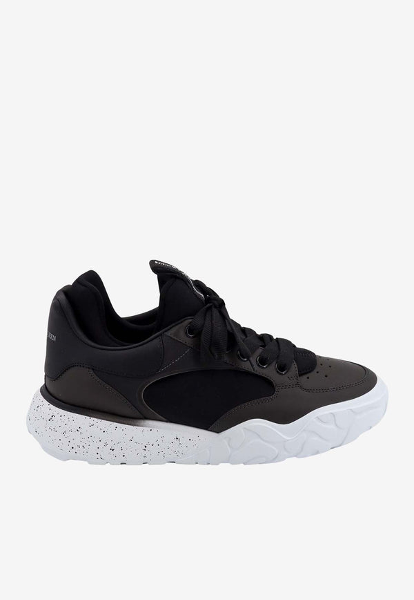 Court Tech Leather Low-Top Sneakers