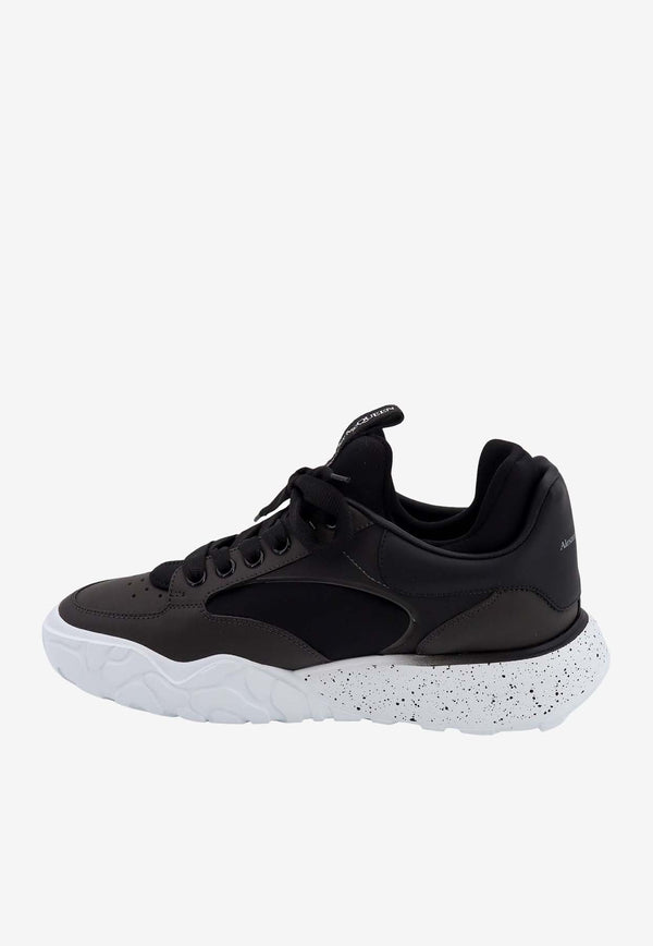 Court Tech Leather Low-Top Sneakers