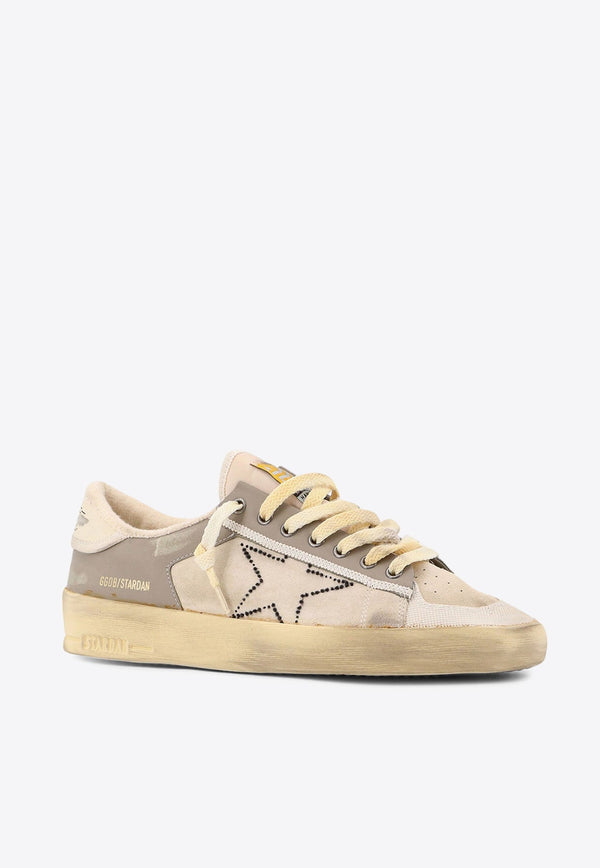 Stardan Distressed Low-Top Sneakers