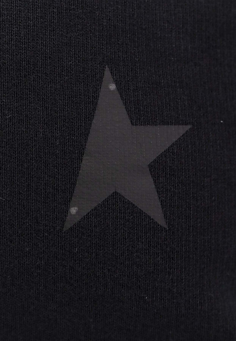 Star Print Crewneck Sweatshirt