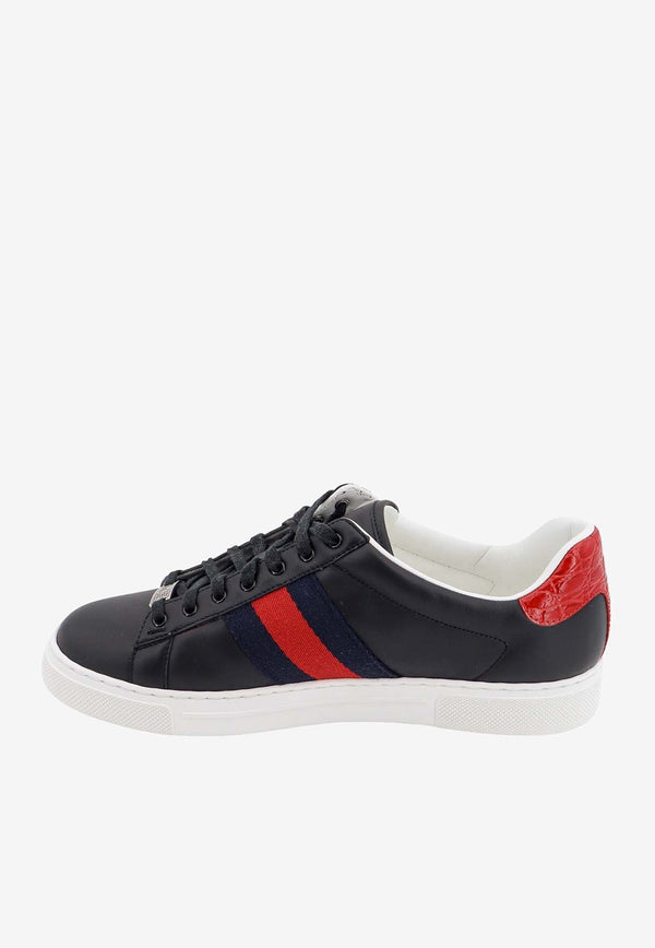 Ace Leather Low-Top Sneakers