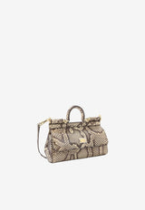 Small Sicily Python Skin Handbag