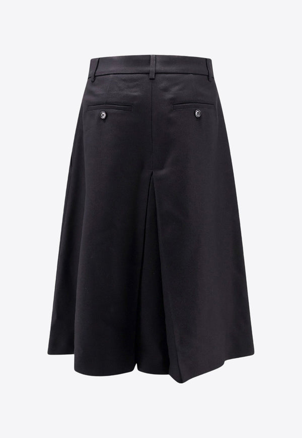 Wool Midi Skirt