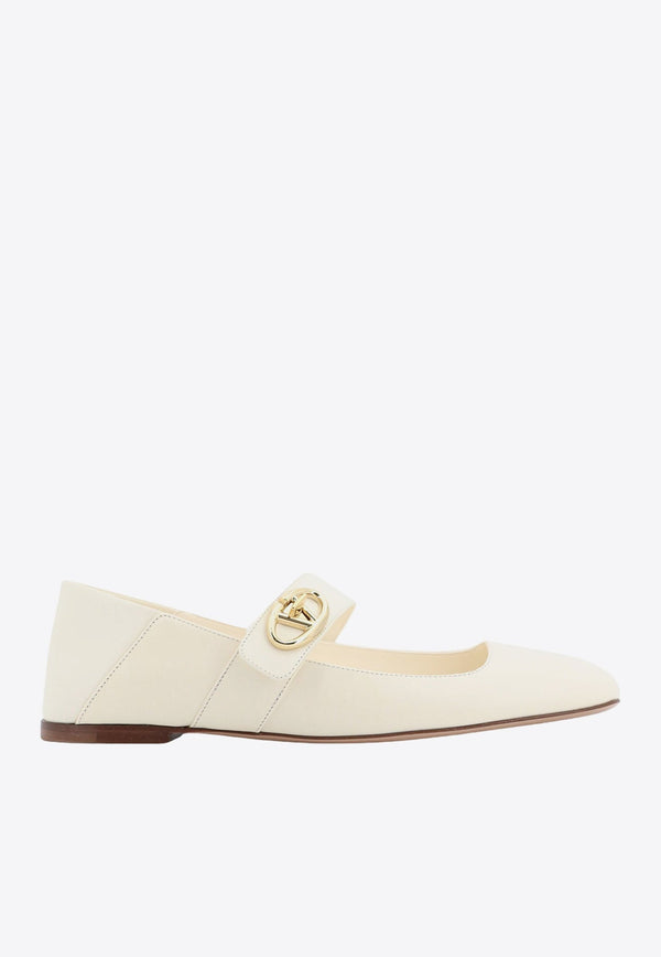 VLogo Locker Mary-Jane Ballet Flats