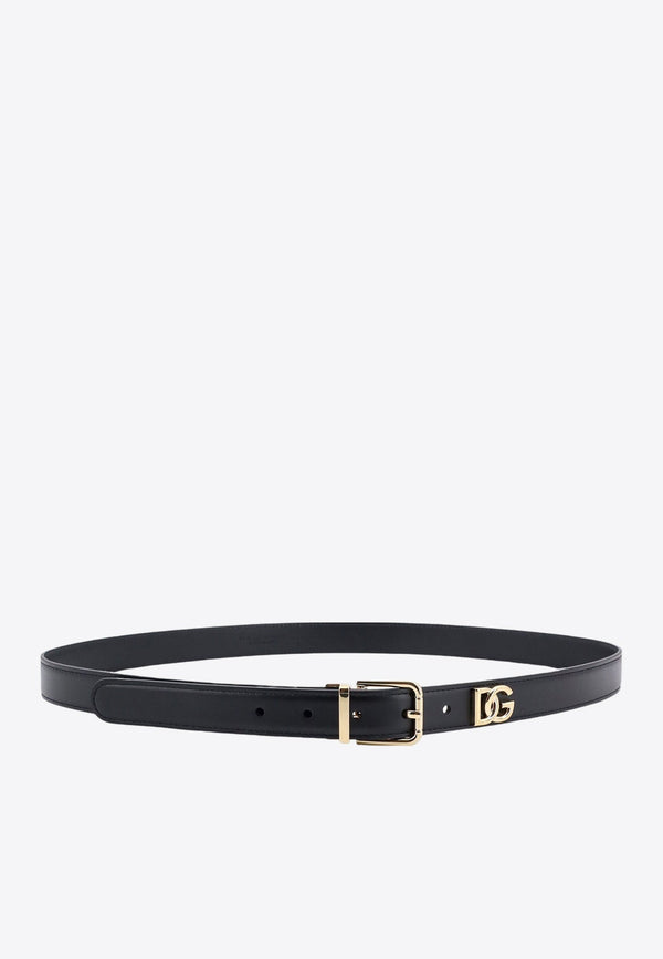 DG Logo Leather Belt