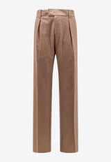 Reinga Wool Cashmere Tailored Pants