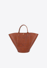 XL Épure Leather Tote Bag