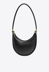 Hula Hoop Leather Shoulder Bag