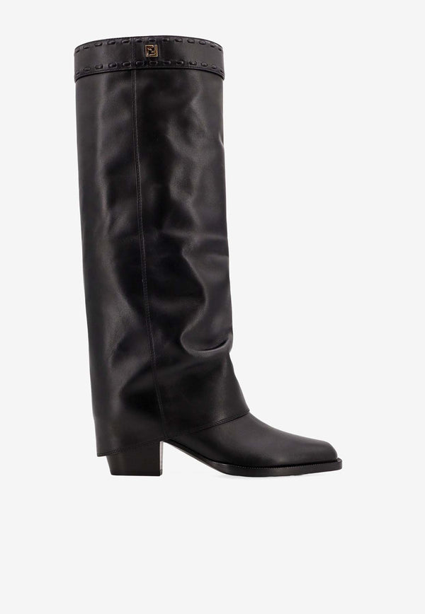 Show 55 Knee-High Boots in Calf Leather