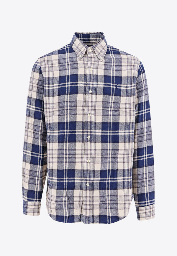 Plaid Check Long-Sleeved Shirt