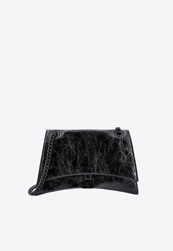 Medium Crush Patent Leather Shoulder Bag