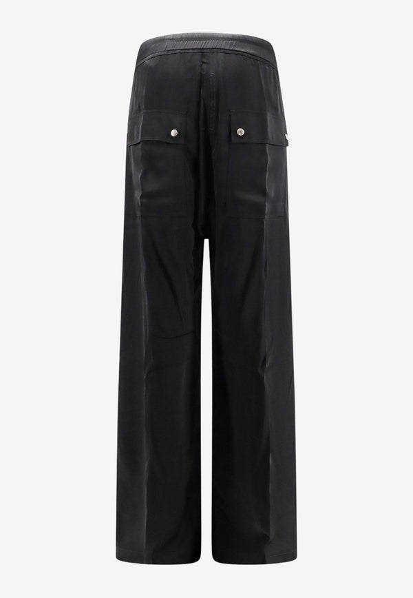 Wide-Leg Track Pants