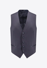 Single-Breasted Wool Waistcoat