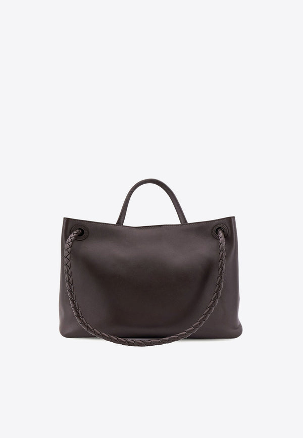 Medium Andiamo Calf Leather Shoulder Bag