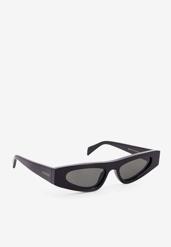 Cat-Eye Logo Sunglasses