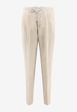 Straight-Leg Corduroy Pants