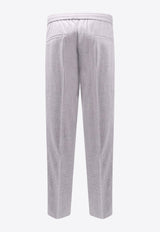 Straight-Leg Tailored Pants