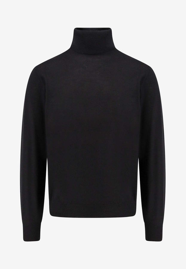 Cashmere and Silk Turtleneck Sweater