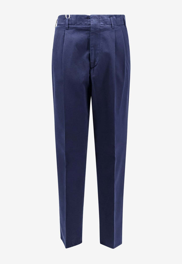 Straight-Leg Tailored Pants