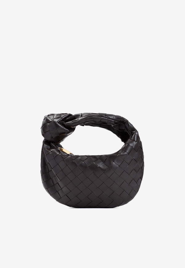 Mini Jodie Top Handle Bag in Intrecciato Leather