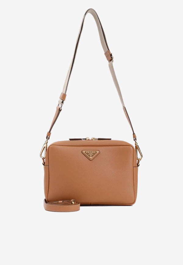 Logo Leather Shoulder Bag