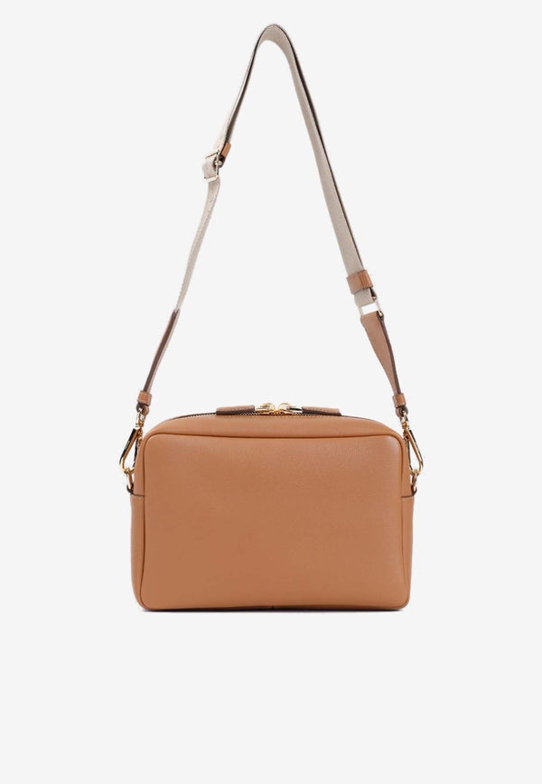 Logo Leather Shoulder Bag