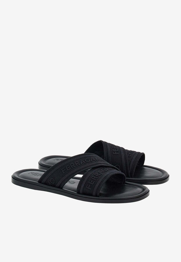 Laurene Double-Strap Slides