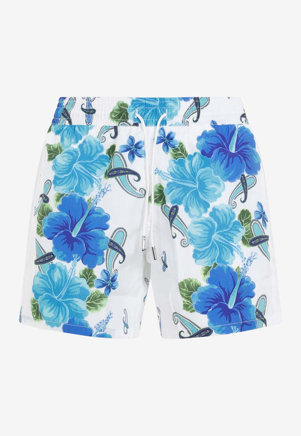 Floral Print Swim Shorts