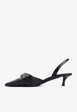 Voyou 45 Slingback Leather Pumps