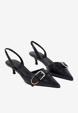 Voyou 45 Slingback Leather Pumps