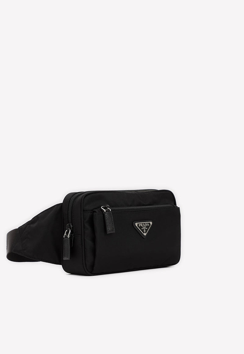 Logo Plaque Re-Nylon Belt Bag