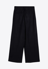 Wool Wide-Leg Pants