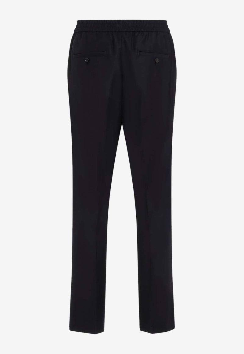 Elasticated Waist Pants in Virgin Wool