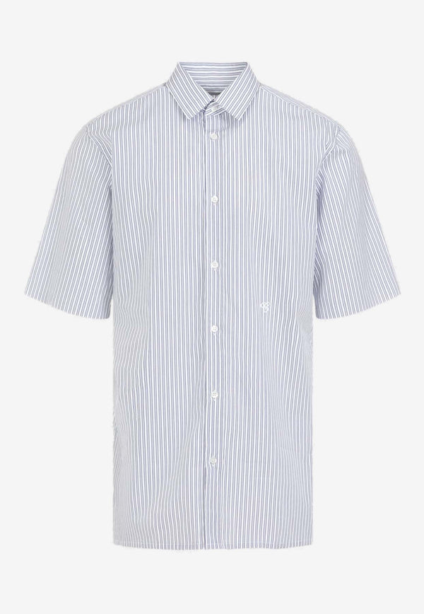 Short-Sleeved Striped Shirt