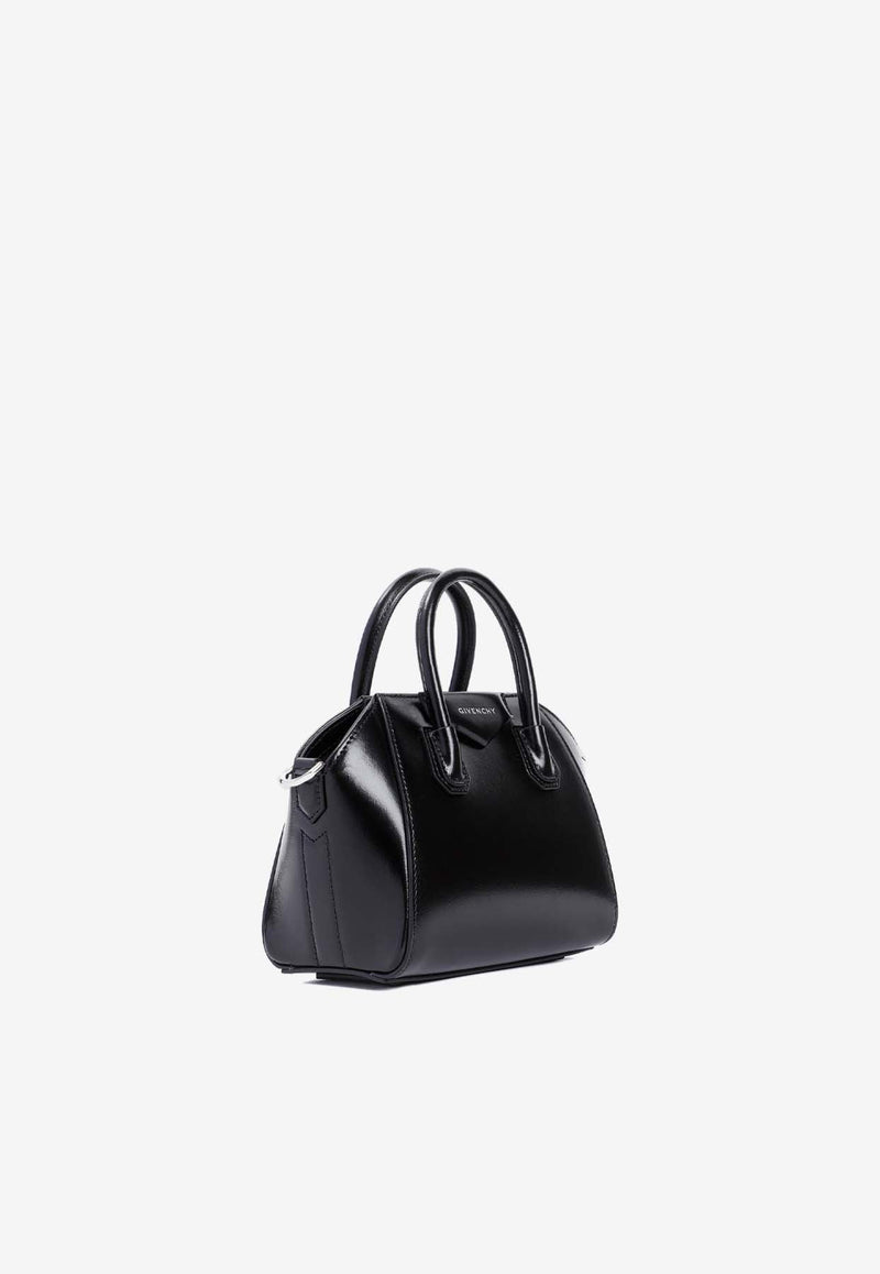 Antigona Top Handle Bag in Box Leather