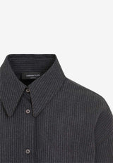 Long-Sleeved Wool Shirt