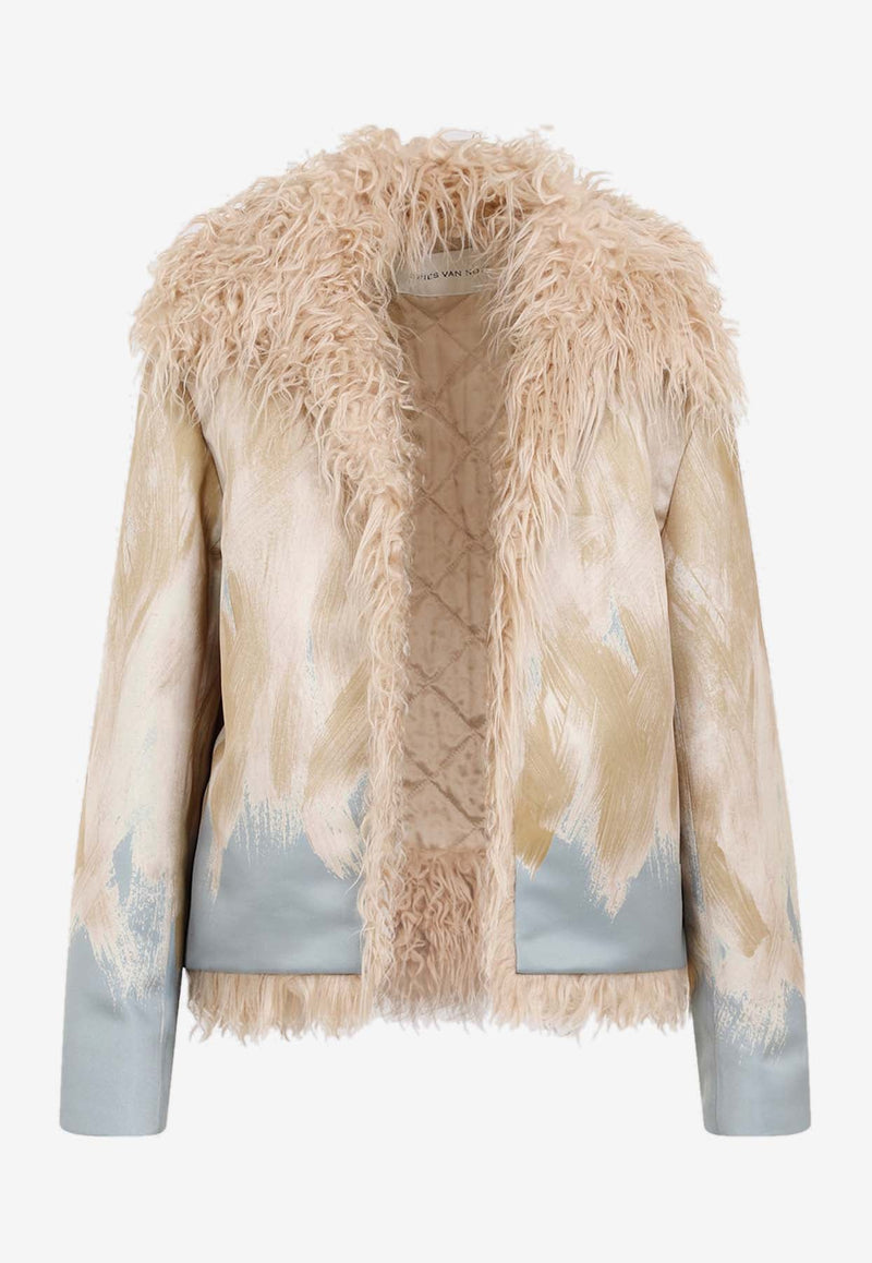 Vonda Tris Faux Fur Jacket