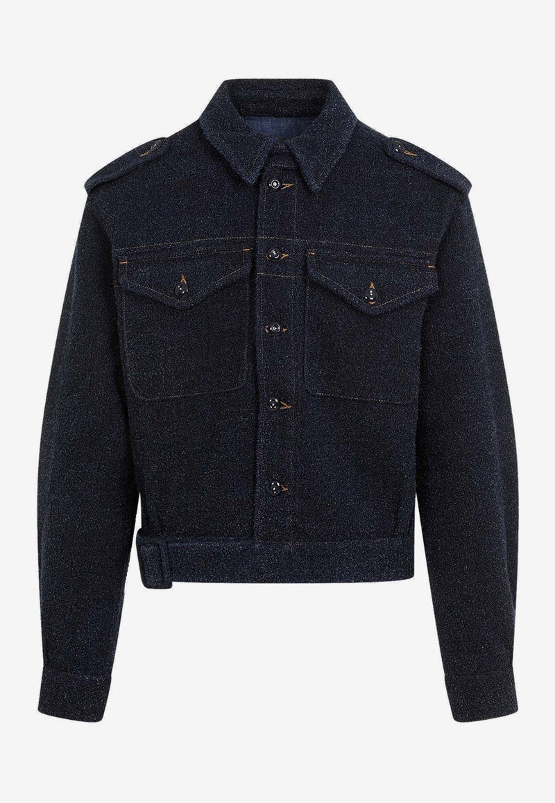 Long-Sleeved Denim Jacket