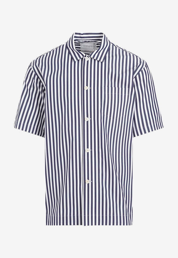 Short-Sleeved Striped Shirt