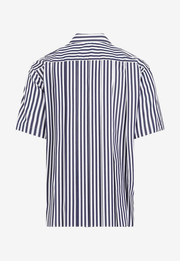 Short-Sleeved Striped Shirt