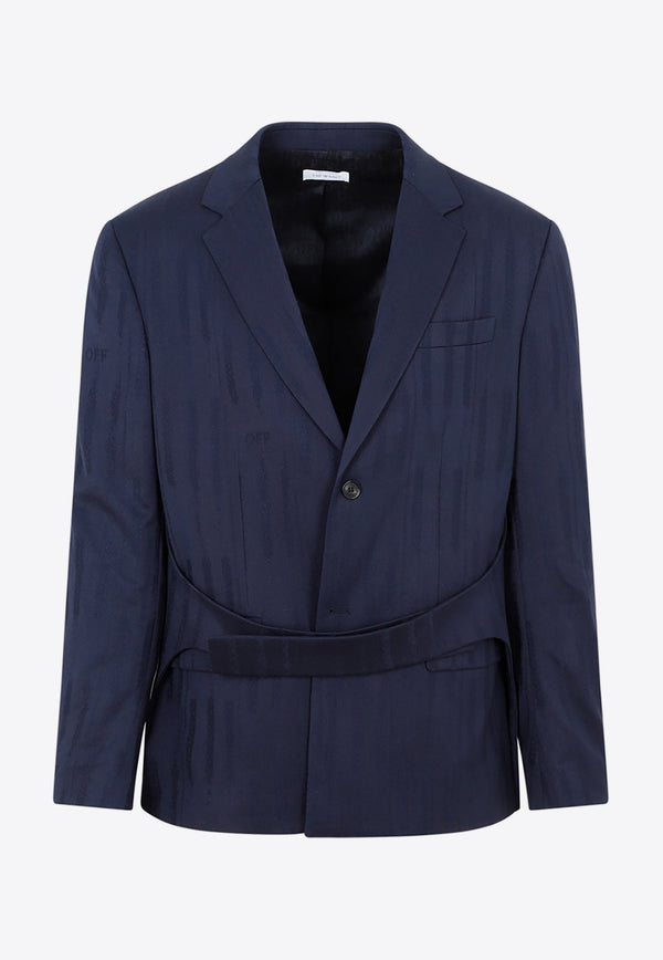 Shibori Relaxed Wool Blazer