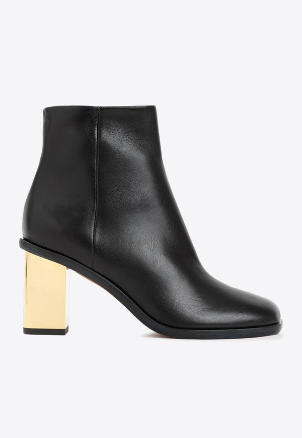 Rebecca 75 Ankle Boots in Leather