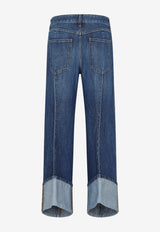 Cropped Straight Jeans