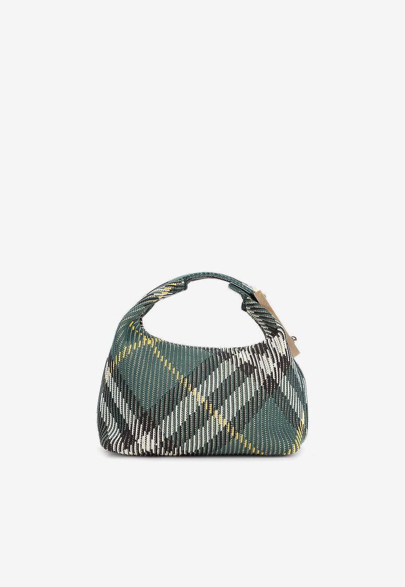 Mini Peg Checked Shoulder Bag