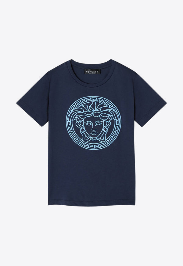 Girls Medusa-Print Crewneck T-shirt