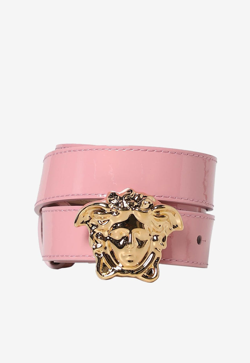 Girls Medusa Leather Belt