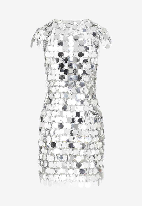 Sequin-Embellished Mini Dress