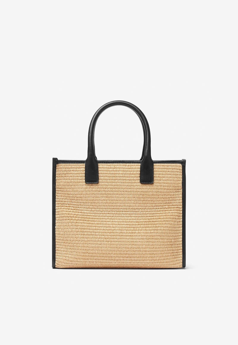 Small La Medusa Studded Logo Tote Bag