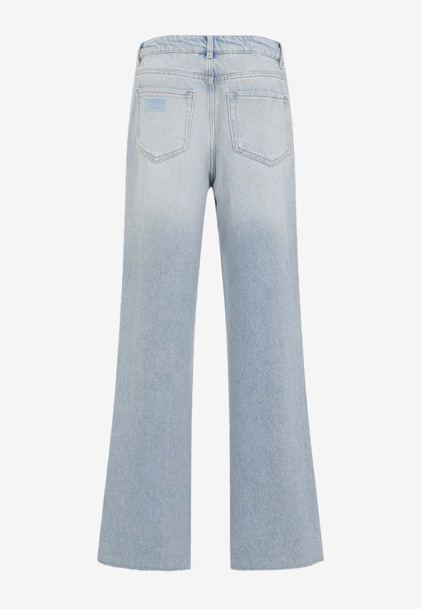 Izey Overdyed Straight-Leg Jeans